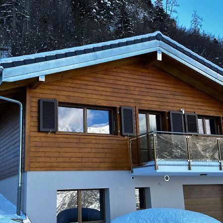 Chambres D'Hotes Les Louettes A Sapinhaut Canton Du Valais Saxon Eksteriør billede