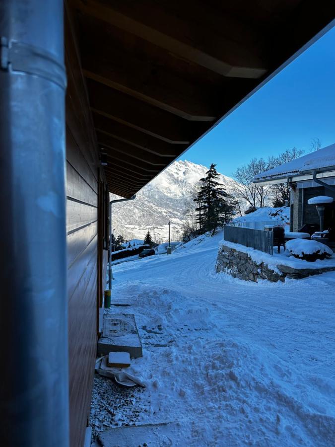 Chambres D'Hotes Les Louettes A Sapinhaut Canton Du Valais Saxon Eksteriør billede