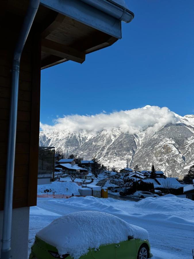 Chambres D'Hotes Les Louettes A Sapinhaut Canton Du Valais Saxon Eksteriør billede